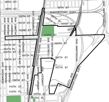 pullman chicago tif north city redevelopment district pdf plan amendment bishop expressway ford street